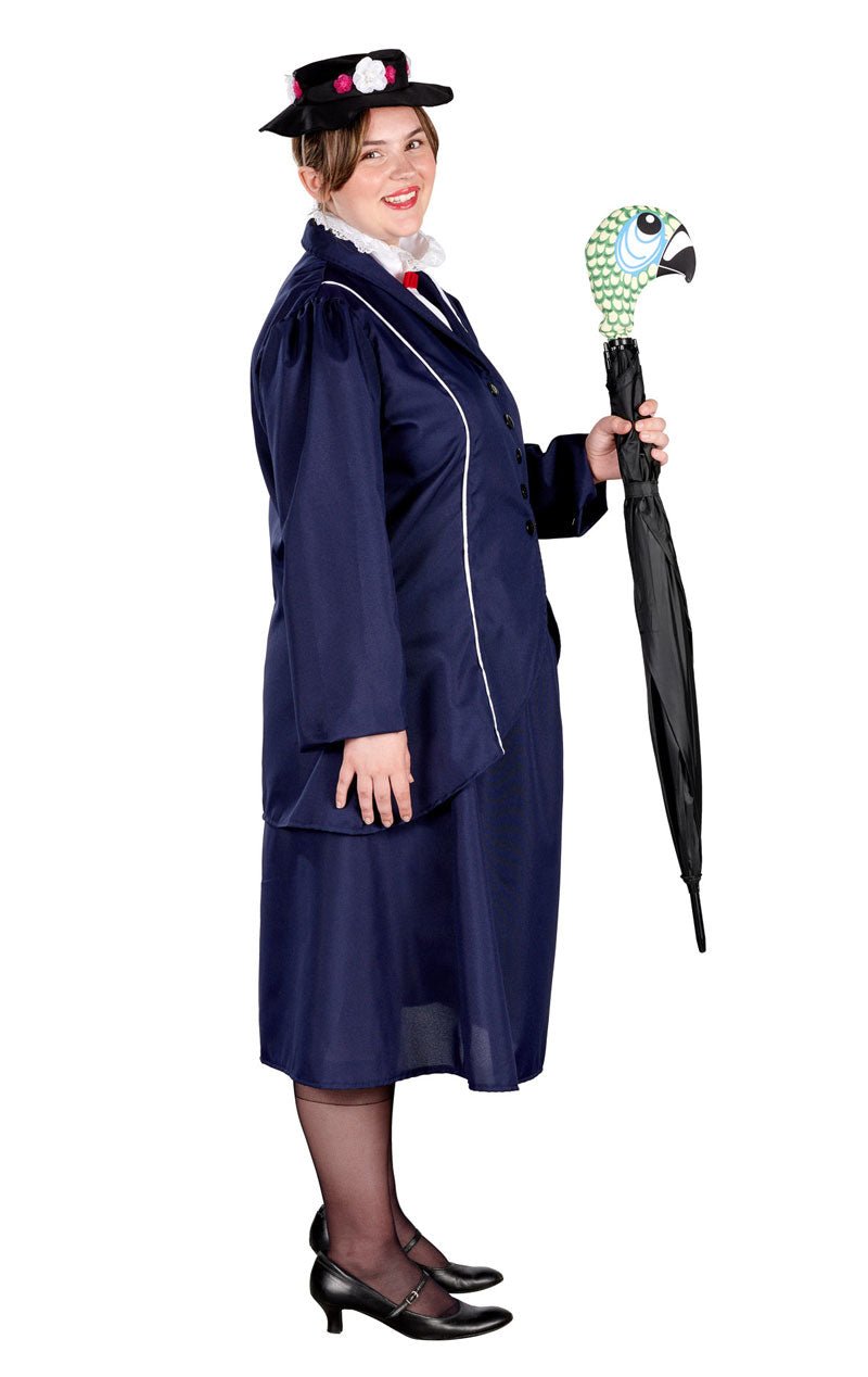 Adult Plus Size Magical Nanny Costume - Simply Fancy Dress