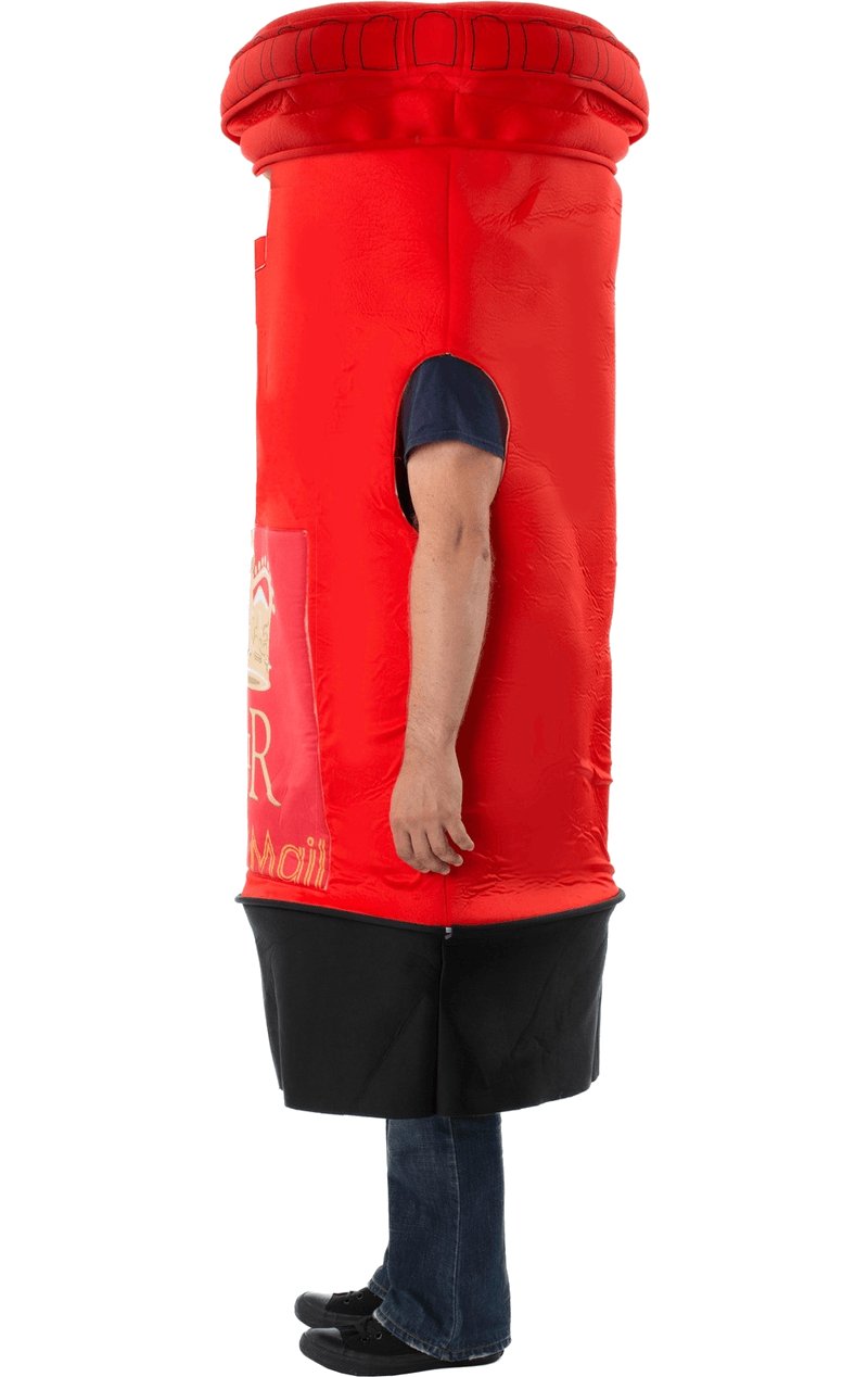 Adult Postbox Fancy Dress Costume - Simply Fancy Dress