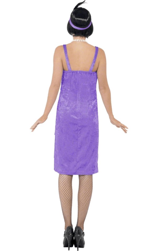 Adult Purple Jazz Flapper Costume - Simply Fancy Dress