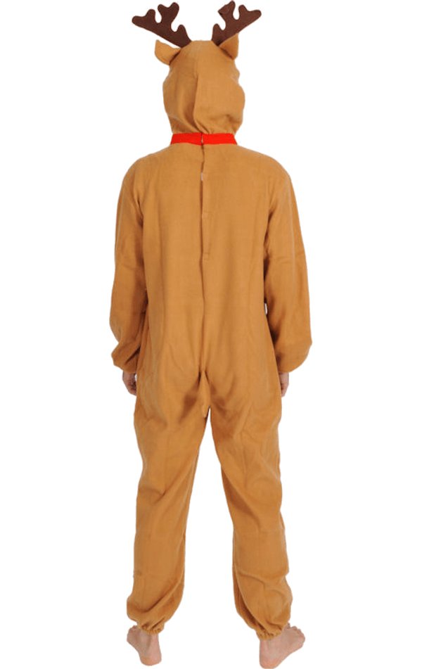 Adult Red Nosed Reindeer Costume - Simply Fancy Dress