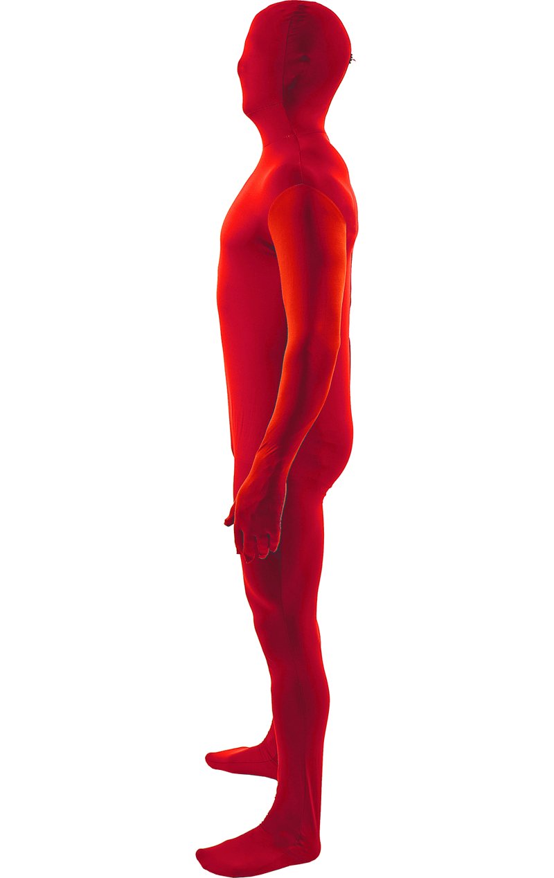 Adult Red Second Skin Suit - Simply Fancy Dress