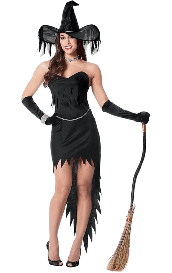 Adult Rhinestone Witch Costume - Simply Fancy Dress