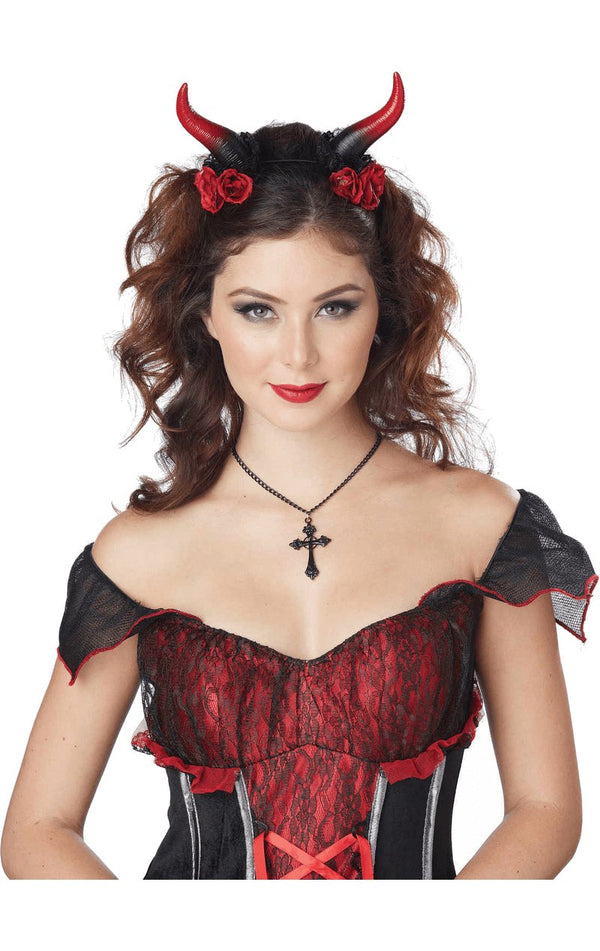 Adult Rose Enchantress Devil Horns - Simply Fancy Dress