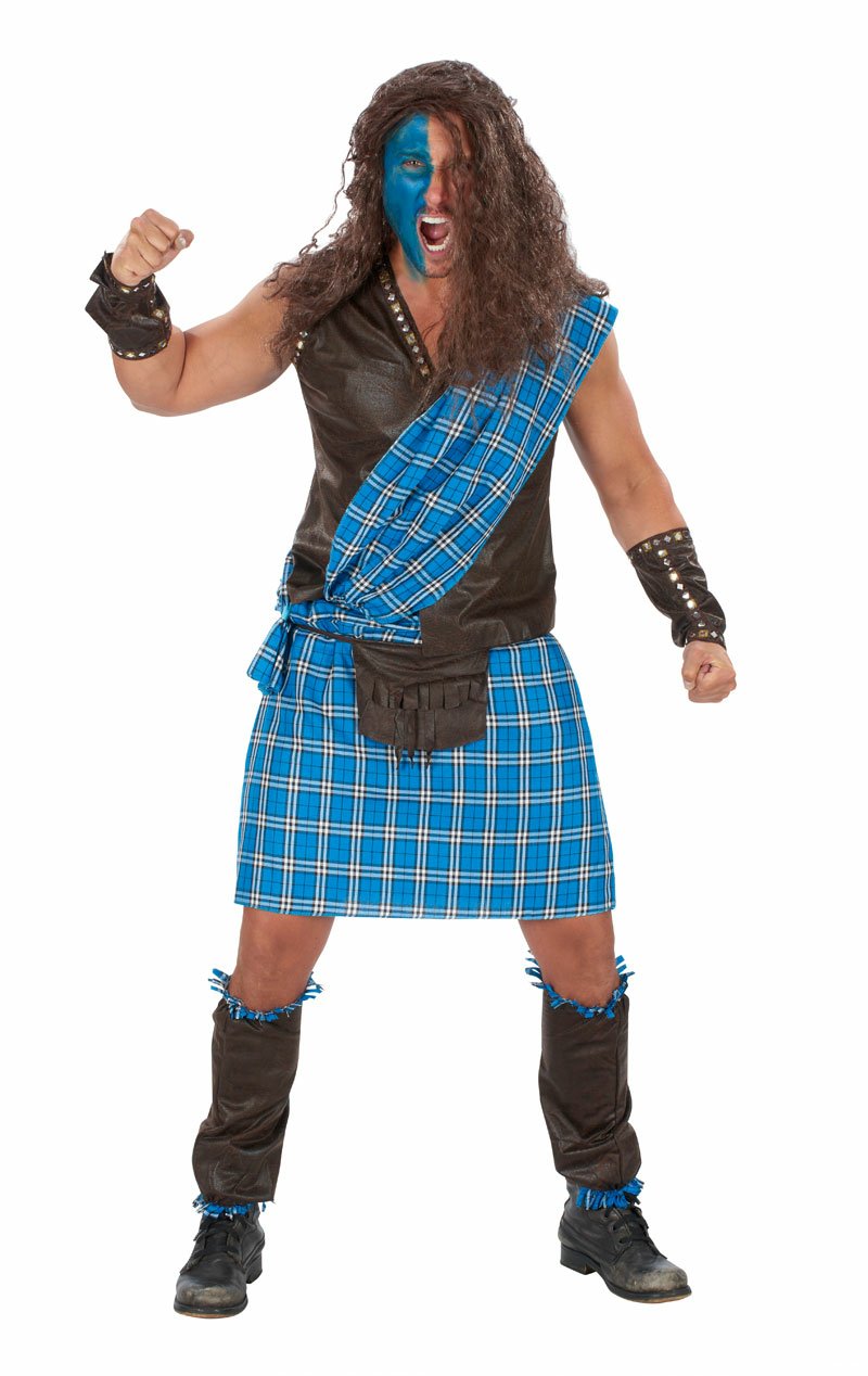 Adult Scottish Warrior Costume - Simply Fancy Dress