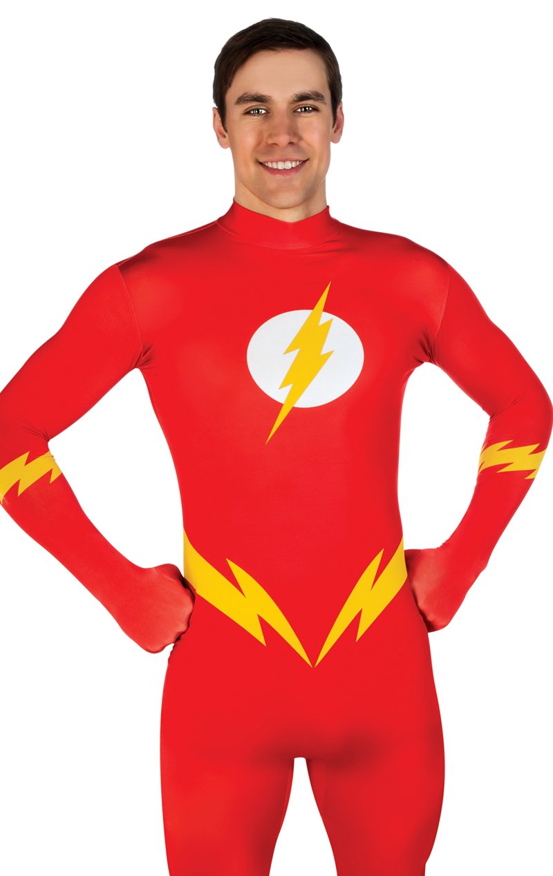 Adult Second Skin The Flash Costume - Simply Fancy Dress