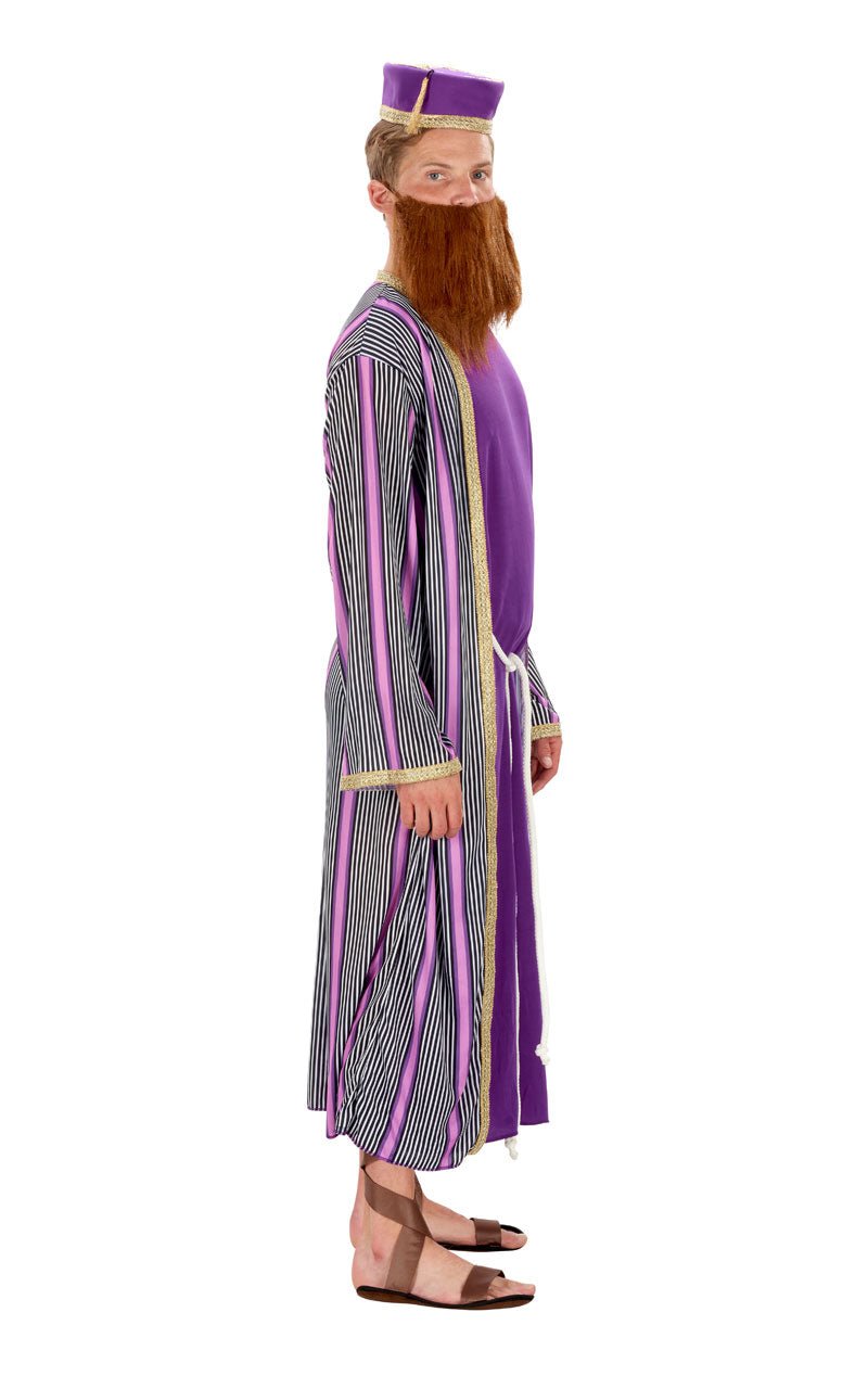 Adult Three Wise Men Purple Costume with Fez Hat - Simply Fancy Dress