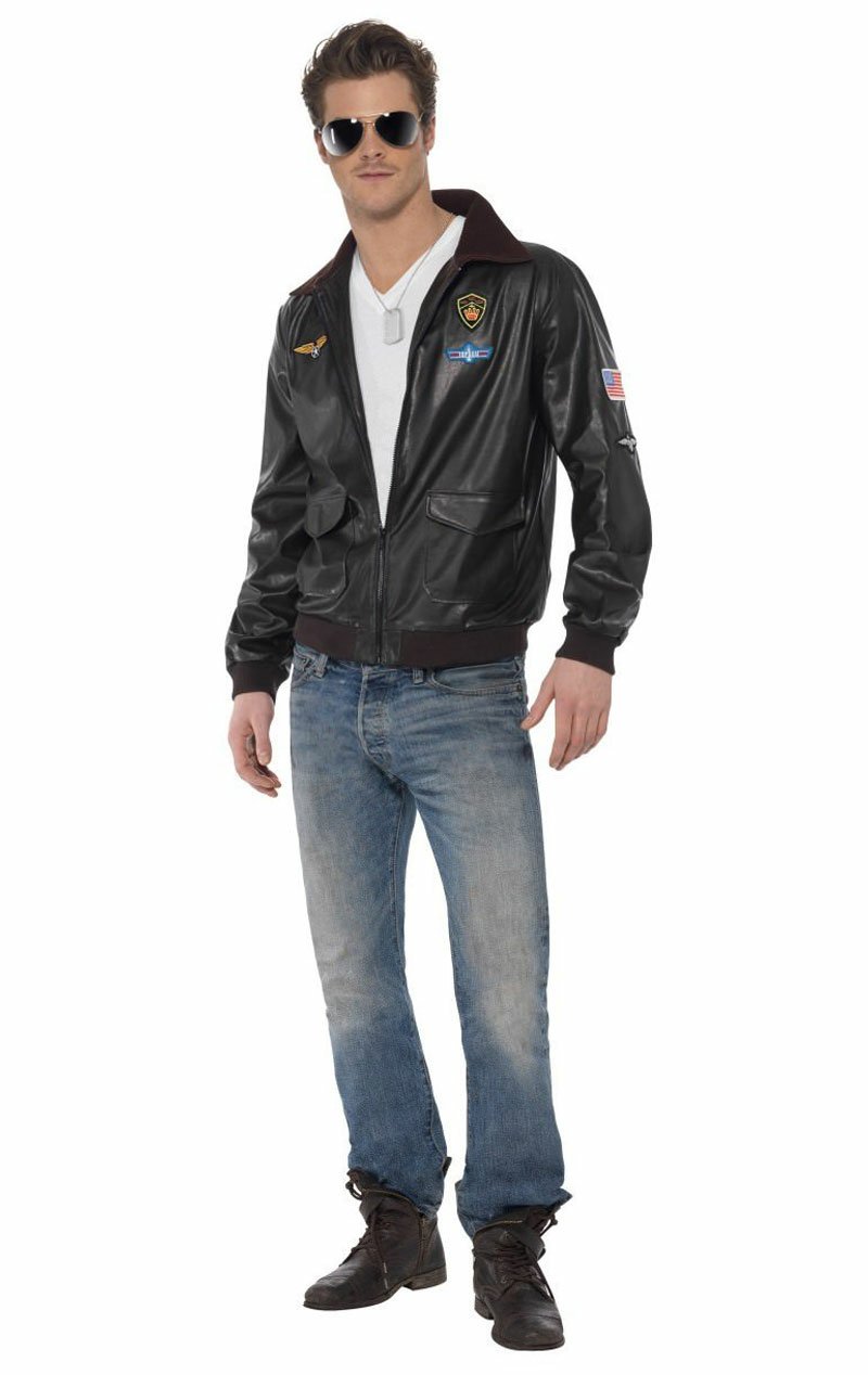 Adult Top Gun Bomber Jacket - Simply Fancy Dress