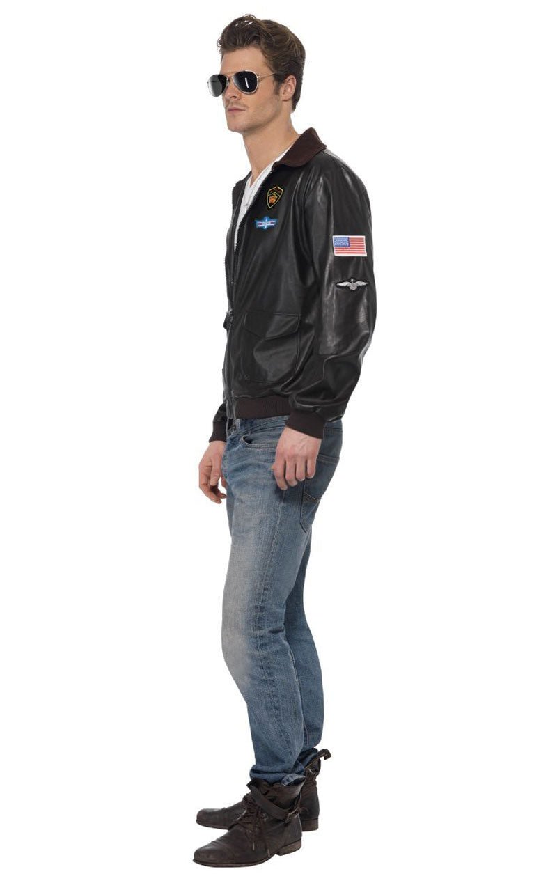 Adult Top Gun Bomber Jacket - Simply Fancy Dress