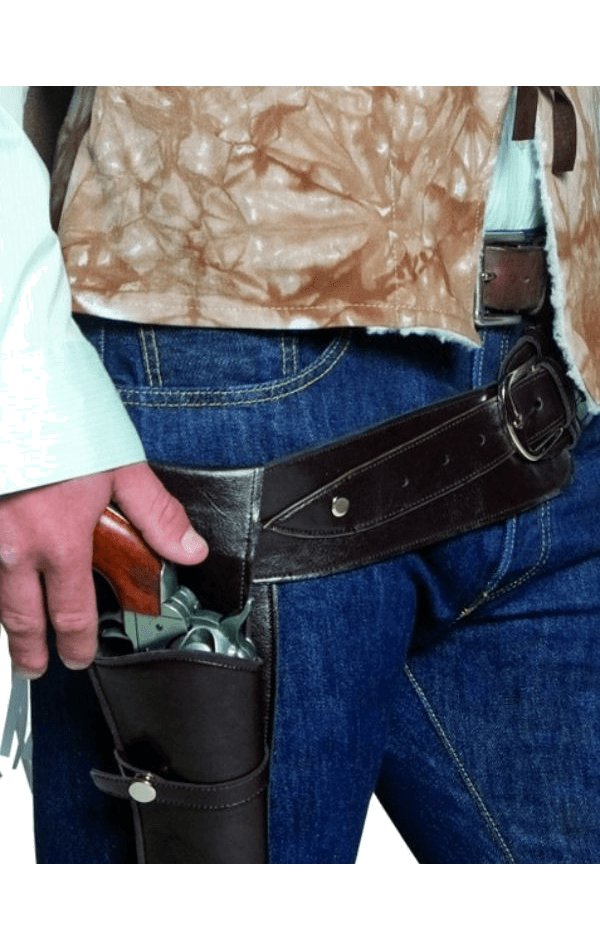 Adult Western Wandering Gunman Belt and Holster - Simply Fancy Dress