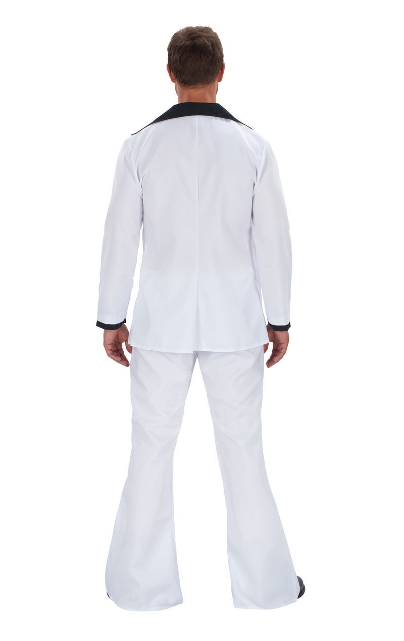 Adult White 70's Suit Costume - Simply Fancy Dress