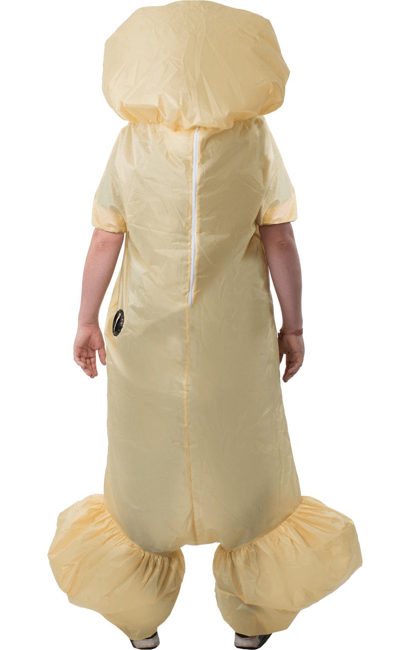 Adult White IC1 Inflatable Penis Fancy Dress Costume - Simply Fancy Dress