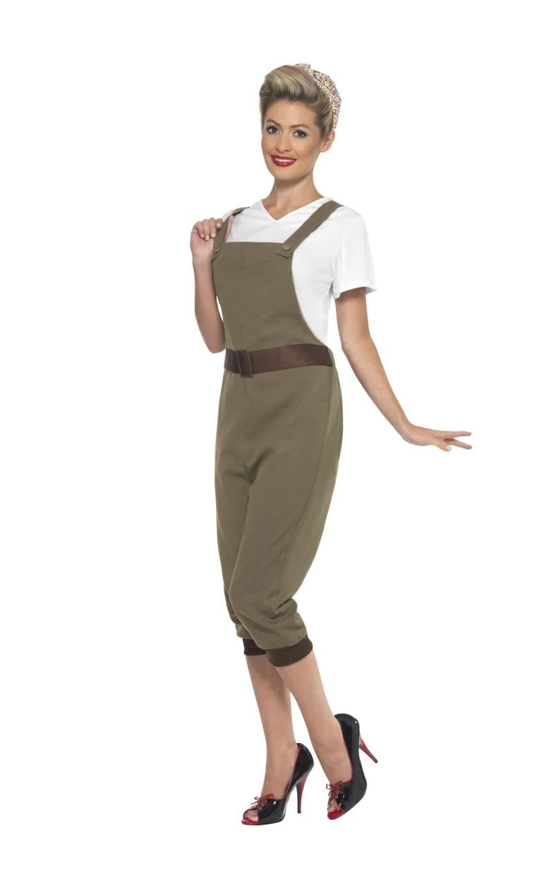 Adult WW2 Land Girl Costume - Simply Fancy Dress