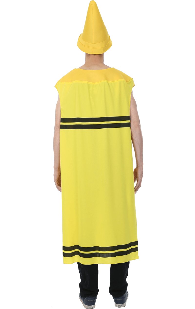 Adult Yellow Crayon Costume - Simply Fancy Dress
