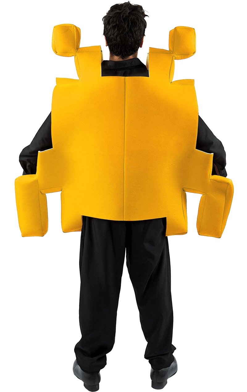 Adult Yellow Space Arcade Game Costume - Simply Fancy Dress