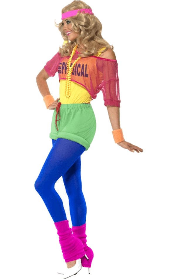 Adults 80s Let's Get Physical Costume - Simply Fancy Dress