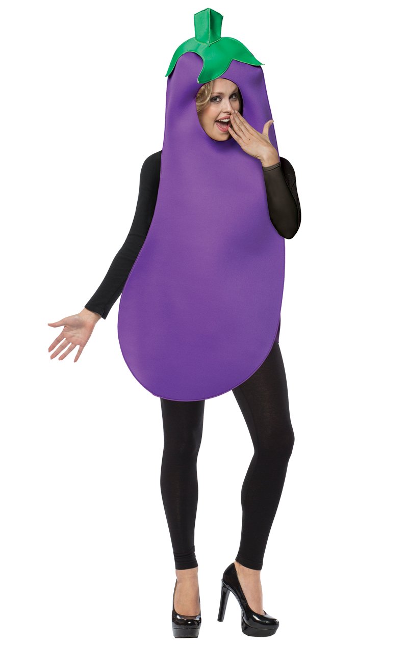 Adults Eggplant Costume - Simply Fancy Dress