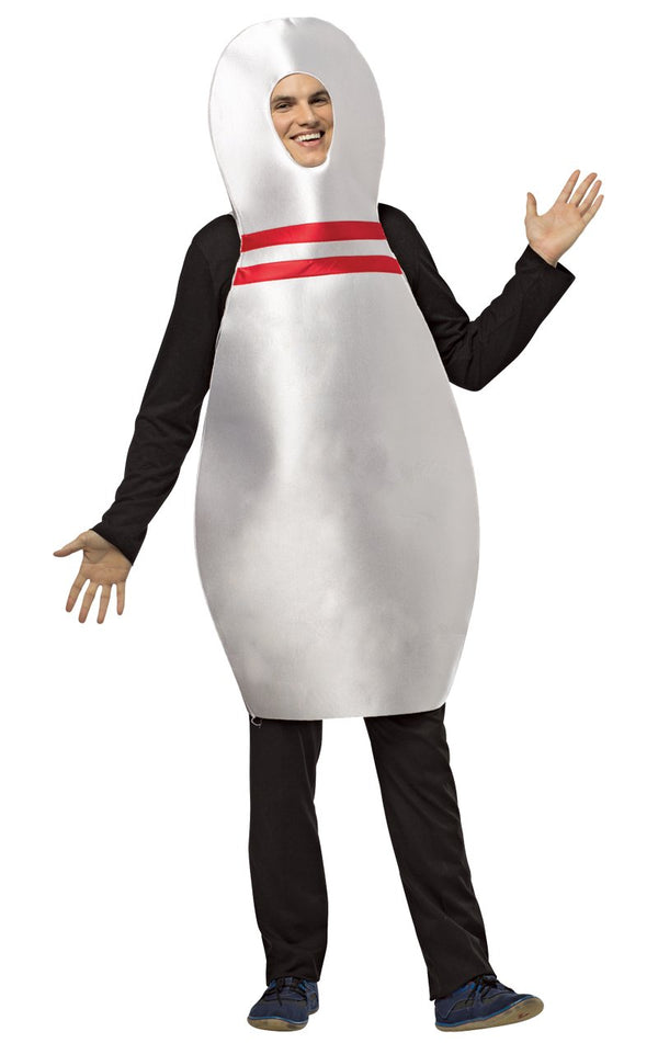 Adults Get Real Bowling Pin Costume - Simply Fancy Dress