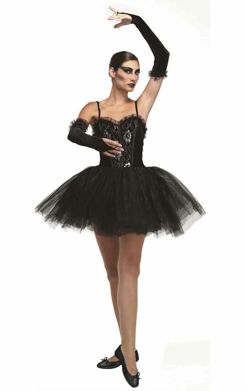 Adults Gothic Ballerina Costume - Simply Fancy Dress