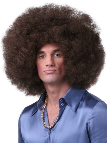 Afro Brown Wig - Simply Fancy Dress