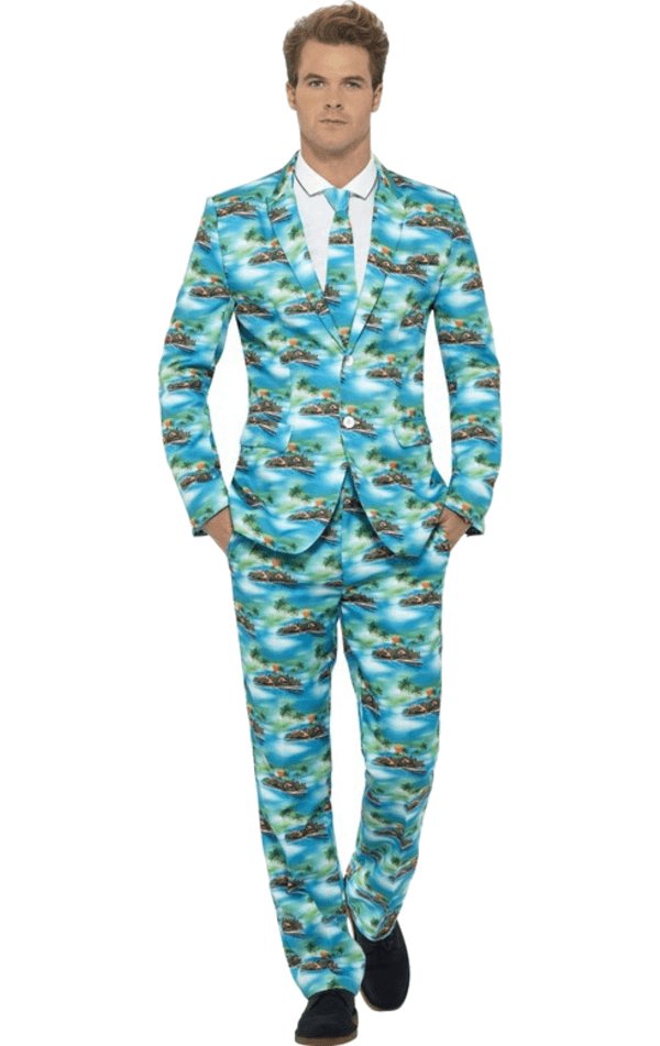 Aloha Patterned Stand Out Suit - Simply Fancy Dress