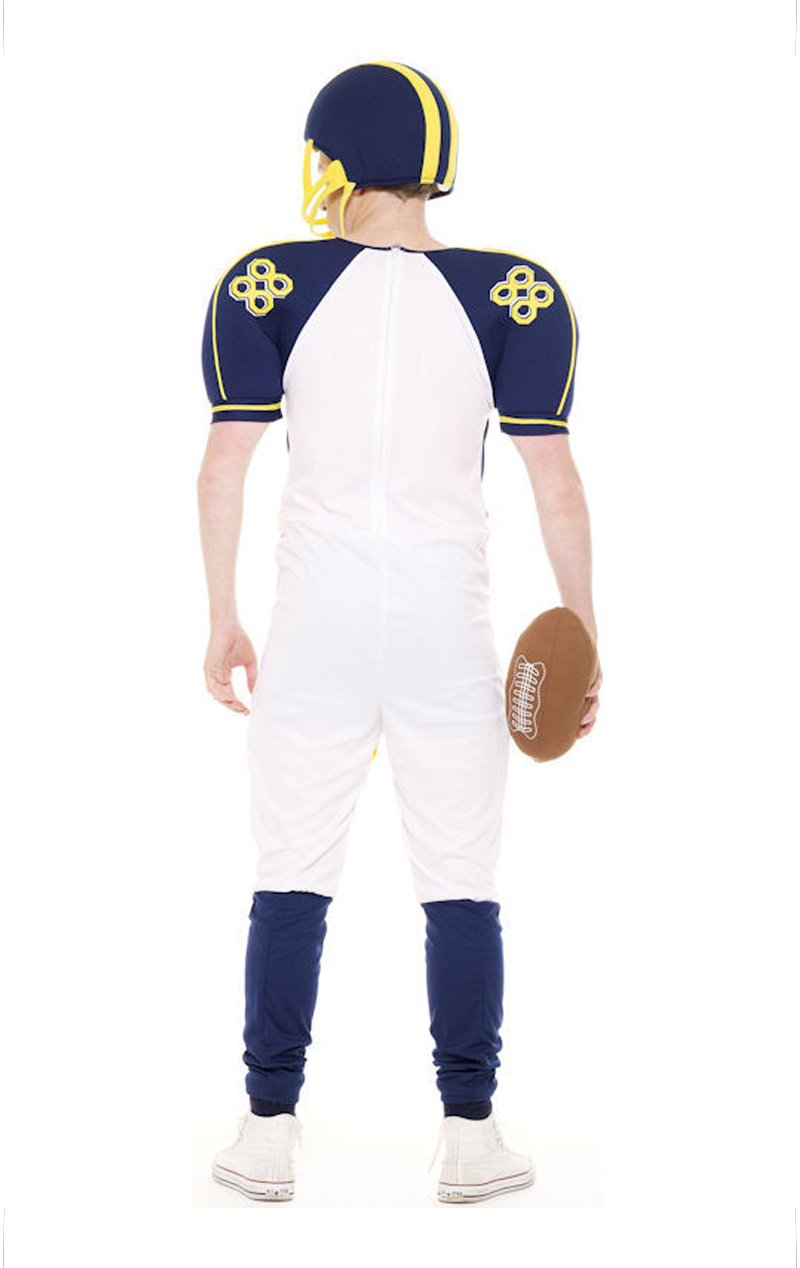 American Football Player Costume (Inc Helmet and Ball) - Simply Fancy Dress