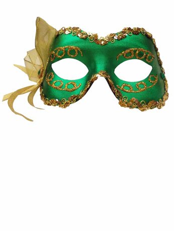 Angelina Green Mask - Simply Fancy Dress