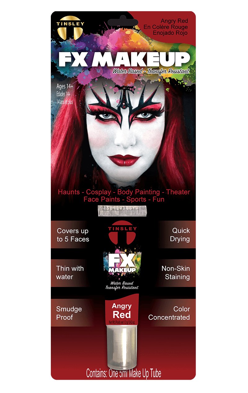 Angry Red FX Face Paint - Simply Fancy Dress