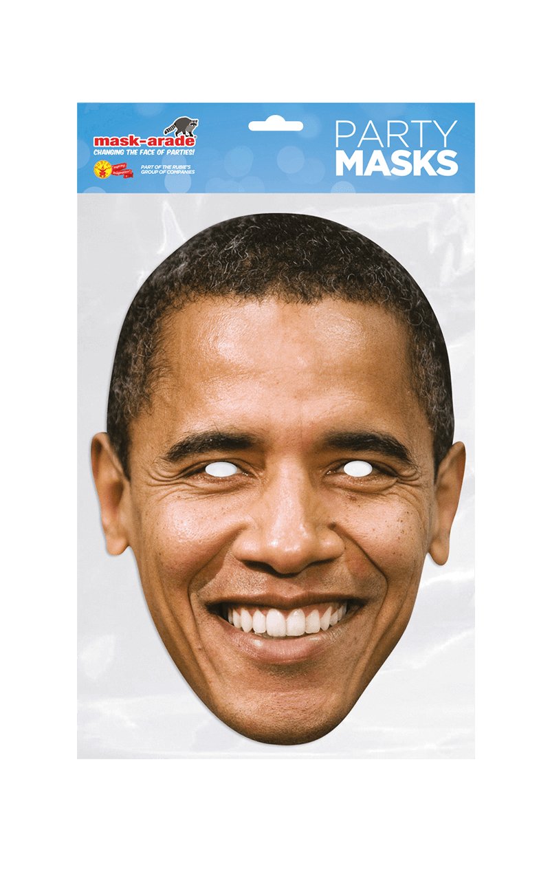 Barack Obama Paper Mask - Simply Fancy Dress