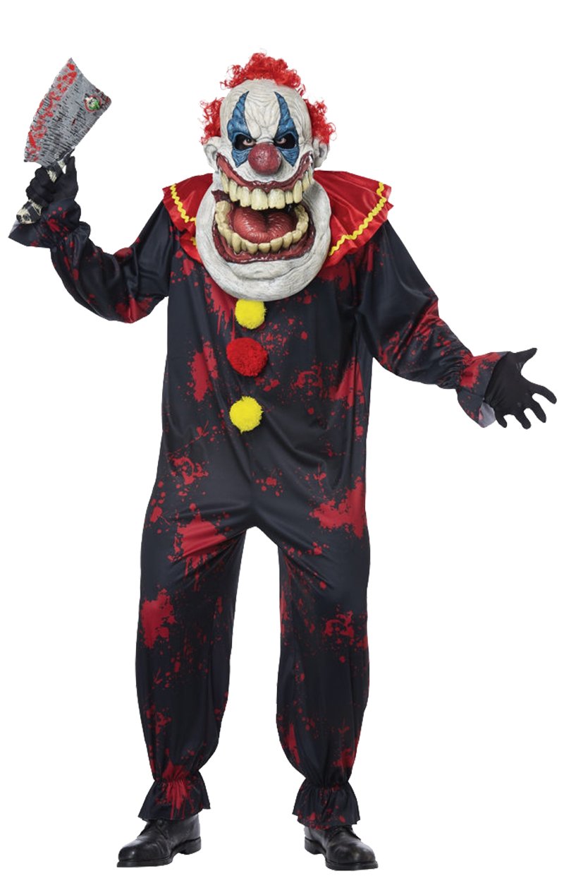 Big Mouth Twisted Clown Costume - Simply Fancy Dress