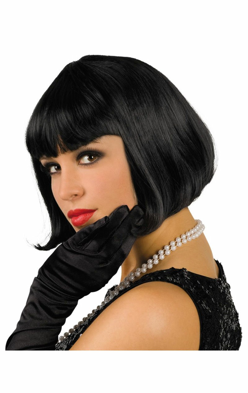 Black Cabaret Wig - Simply Fancy Dress