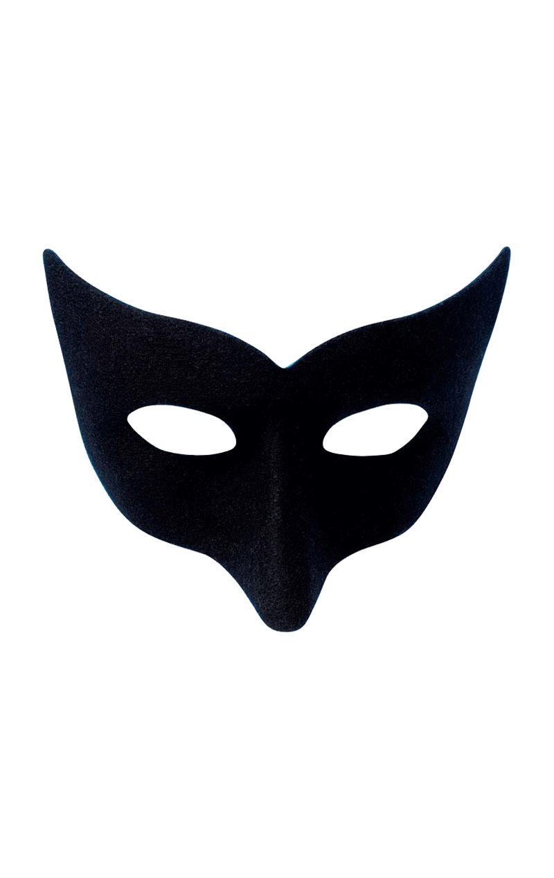 Black Champagne Mask Accessory - Simply Fancy Dress
