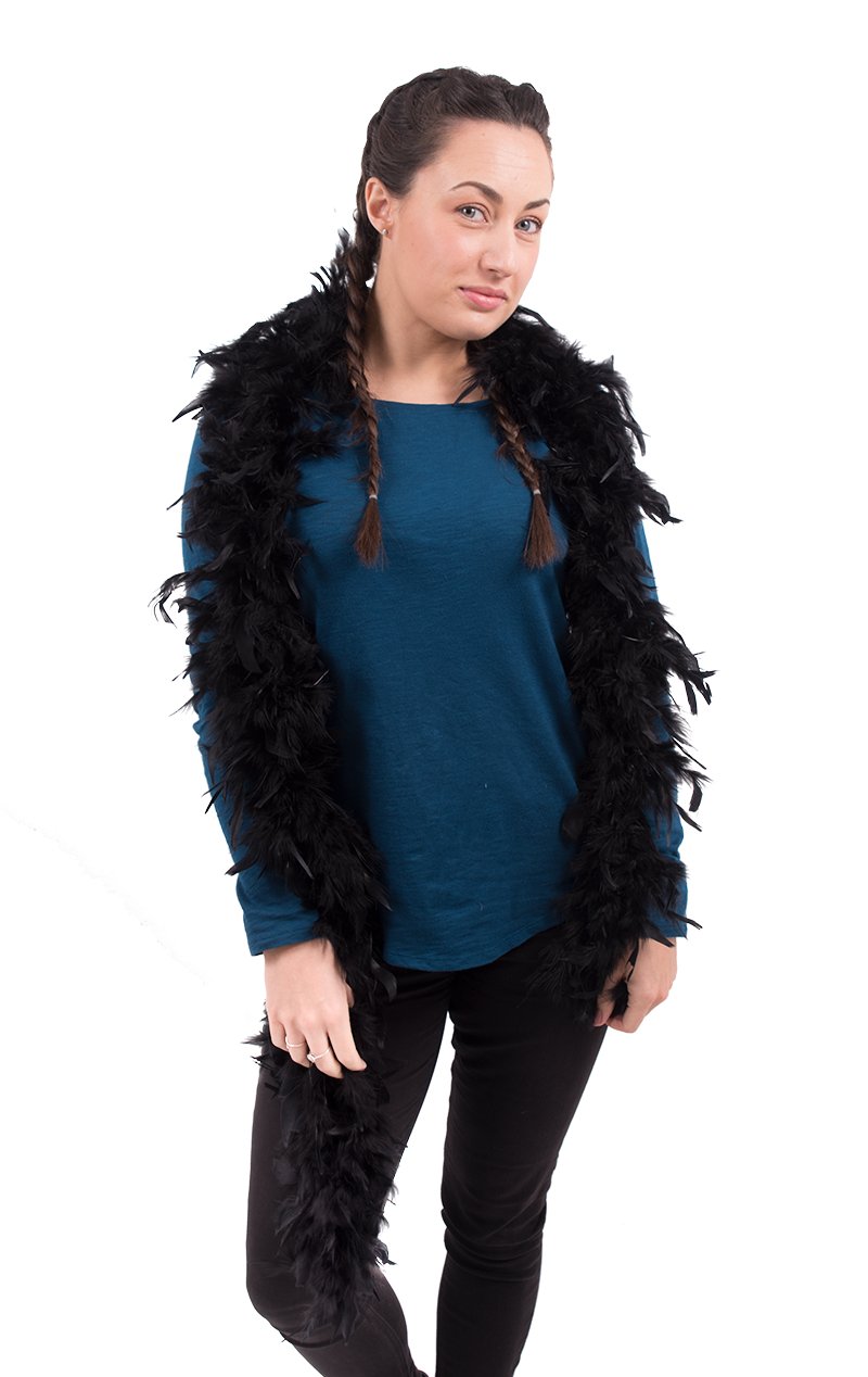 Black Feather Boa - Simply Fancy Dress