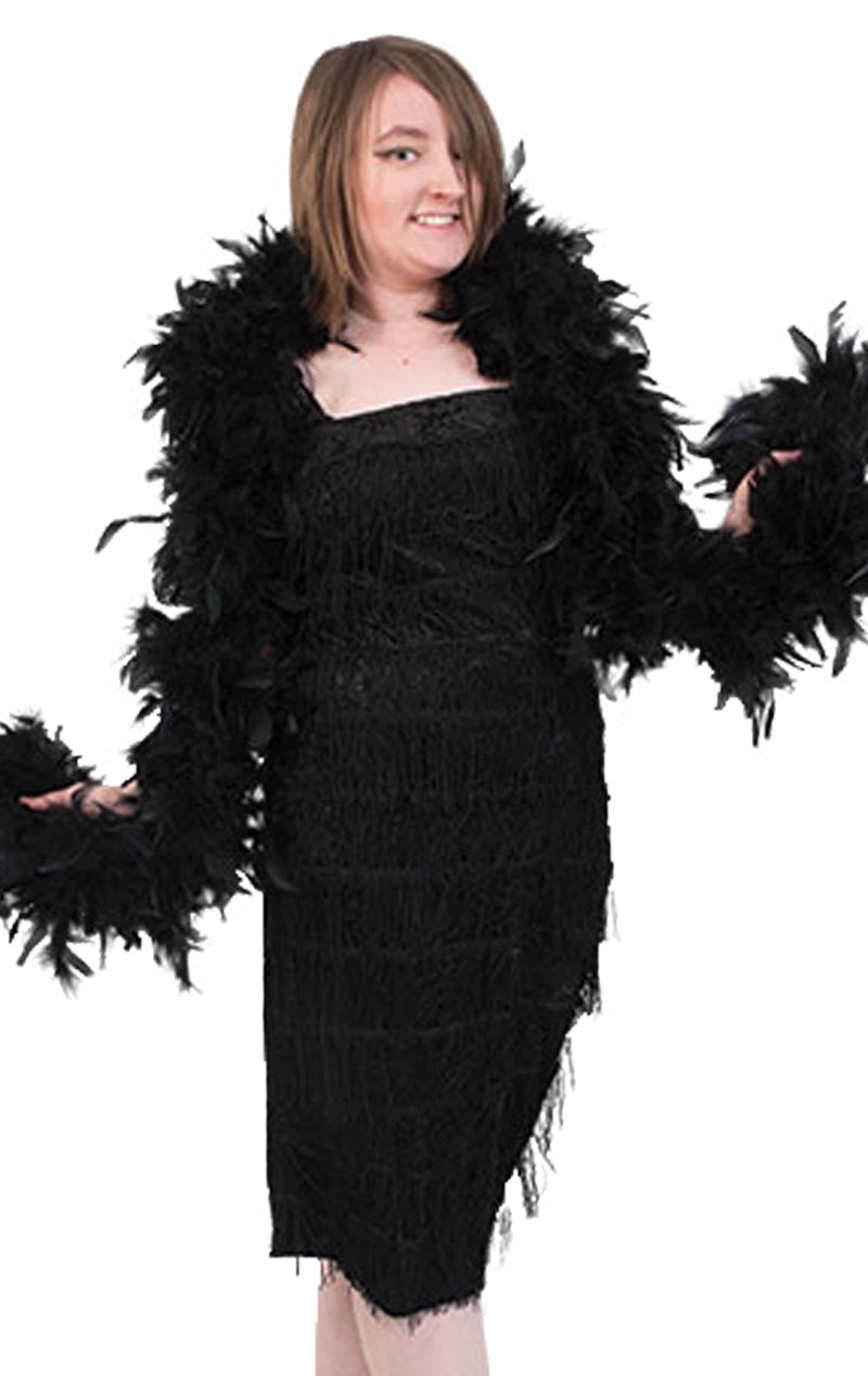 Black Feather Boa - Simply Fancy Dress