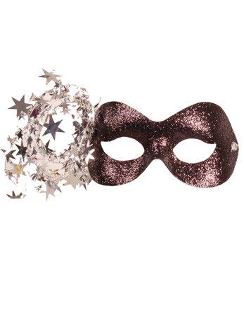 Black/Silver Starlight Mask - Simply Fancy Dress