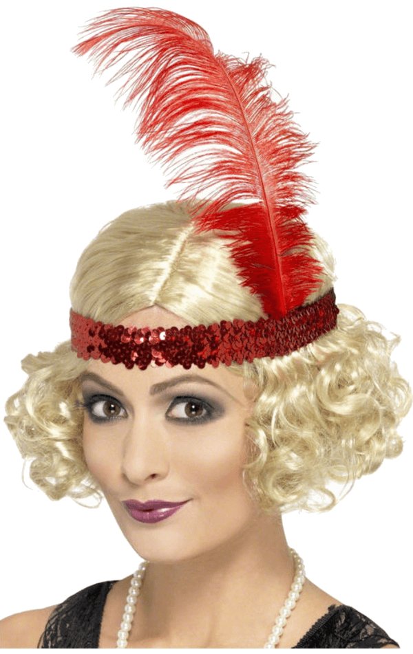 Blonde Flapper Wig with Headband - Simply Fancy Dress
