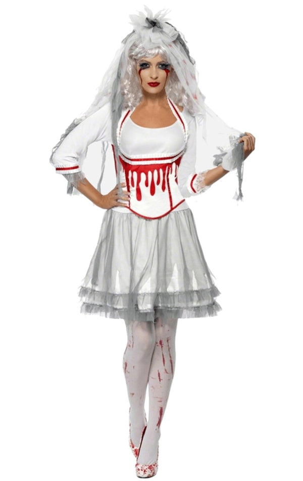 Blood Drip Bride Halloween Costume - Simply Fancy Dress