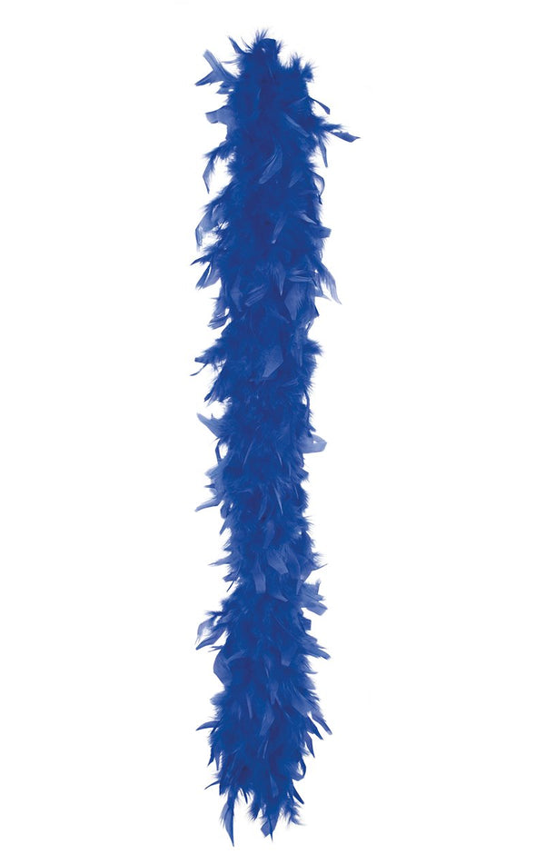 Blue Feather Boa Accessory - Simply Fancy Dress