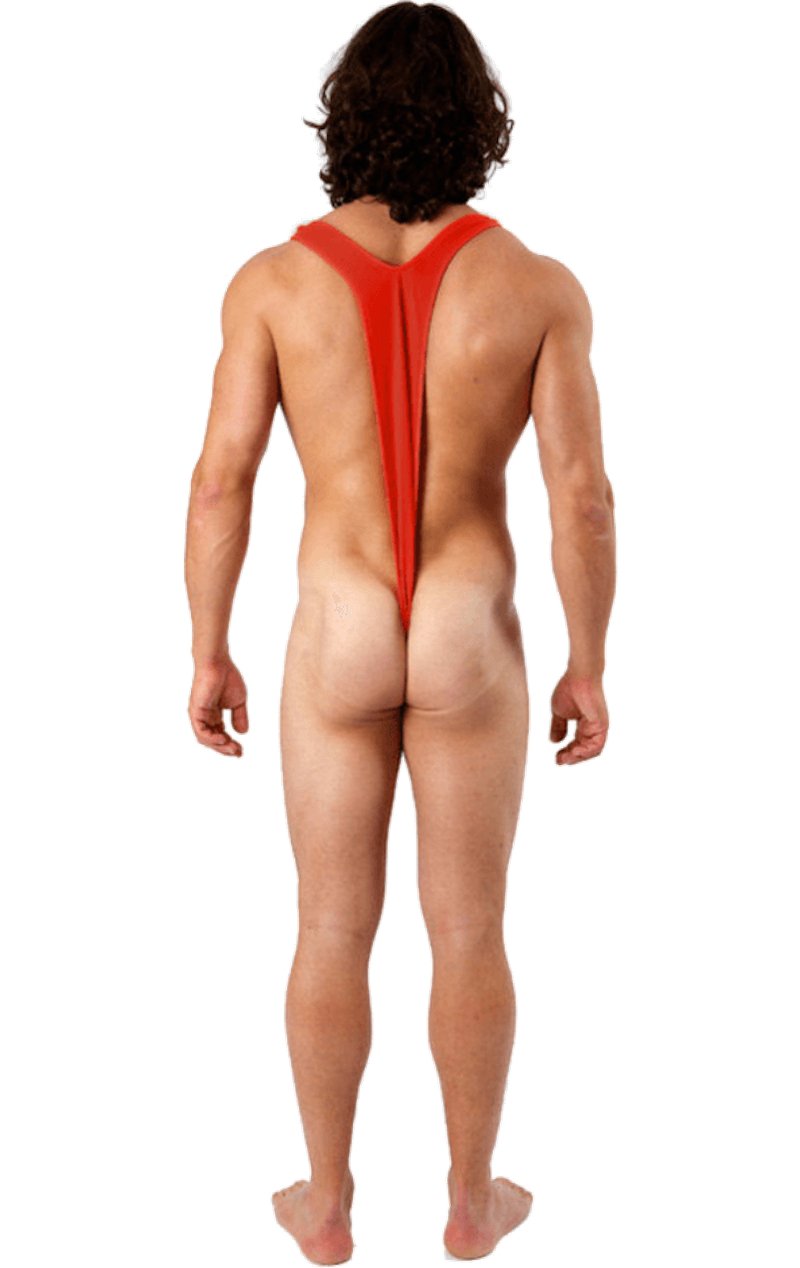 Borat Mankini Thong Swimsuit (Bright Red) - Simply Fancy Dress
