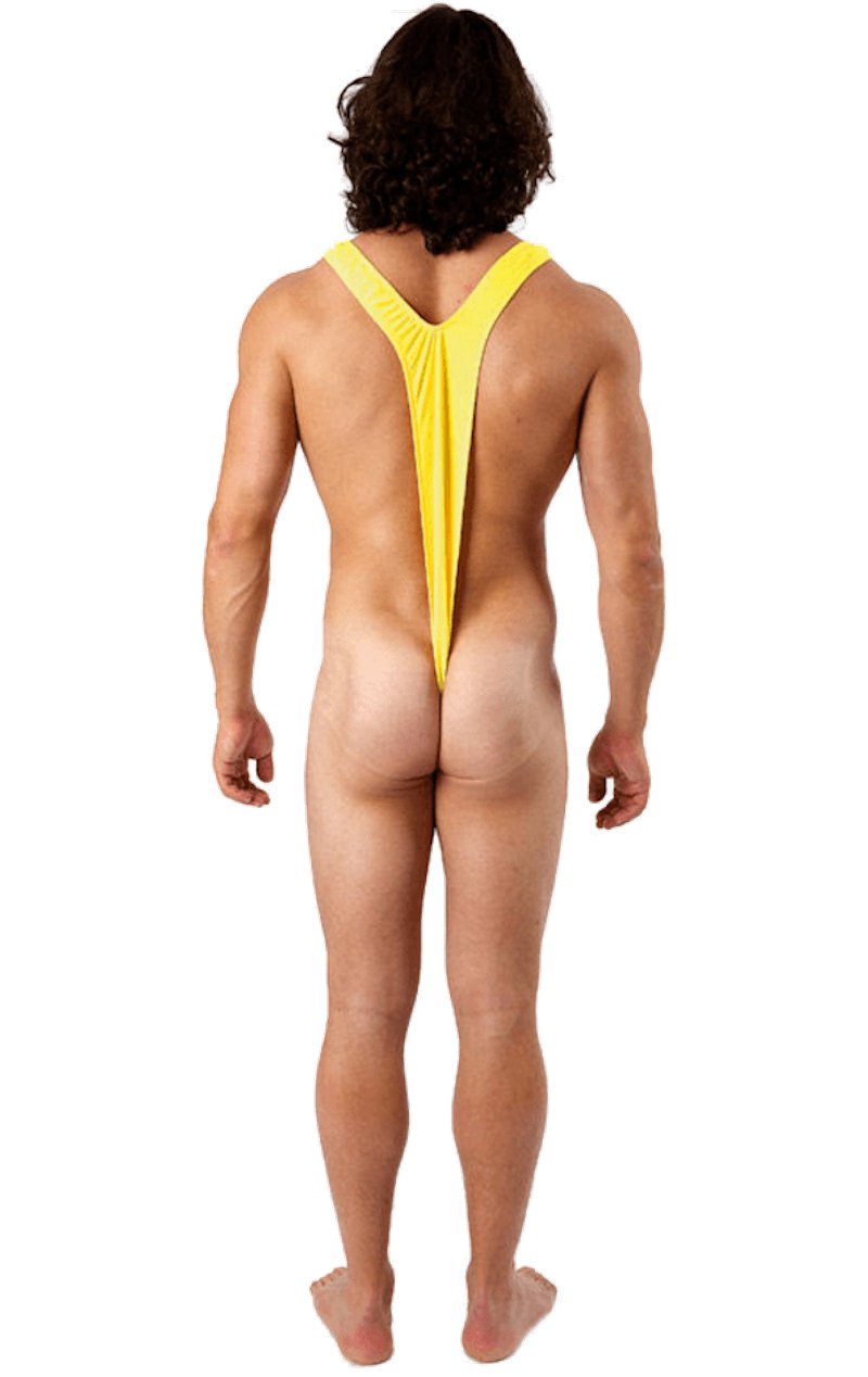 Borat Mankini Thong Swimsuit (Luminous Yellow) - Simply Fancy Dress