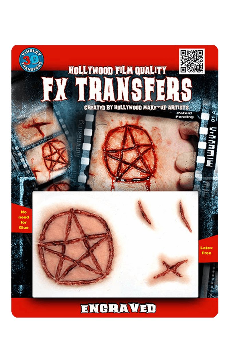 Branded 3D FX Tattoo - Simply Fancy Dress