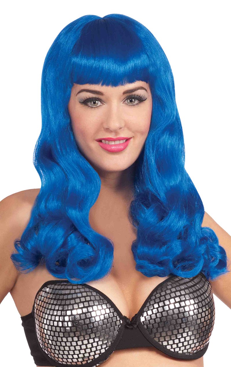 California Girl Blue Wig - Simply Fancy Dress