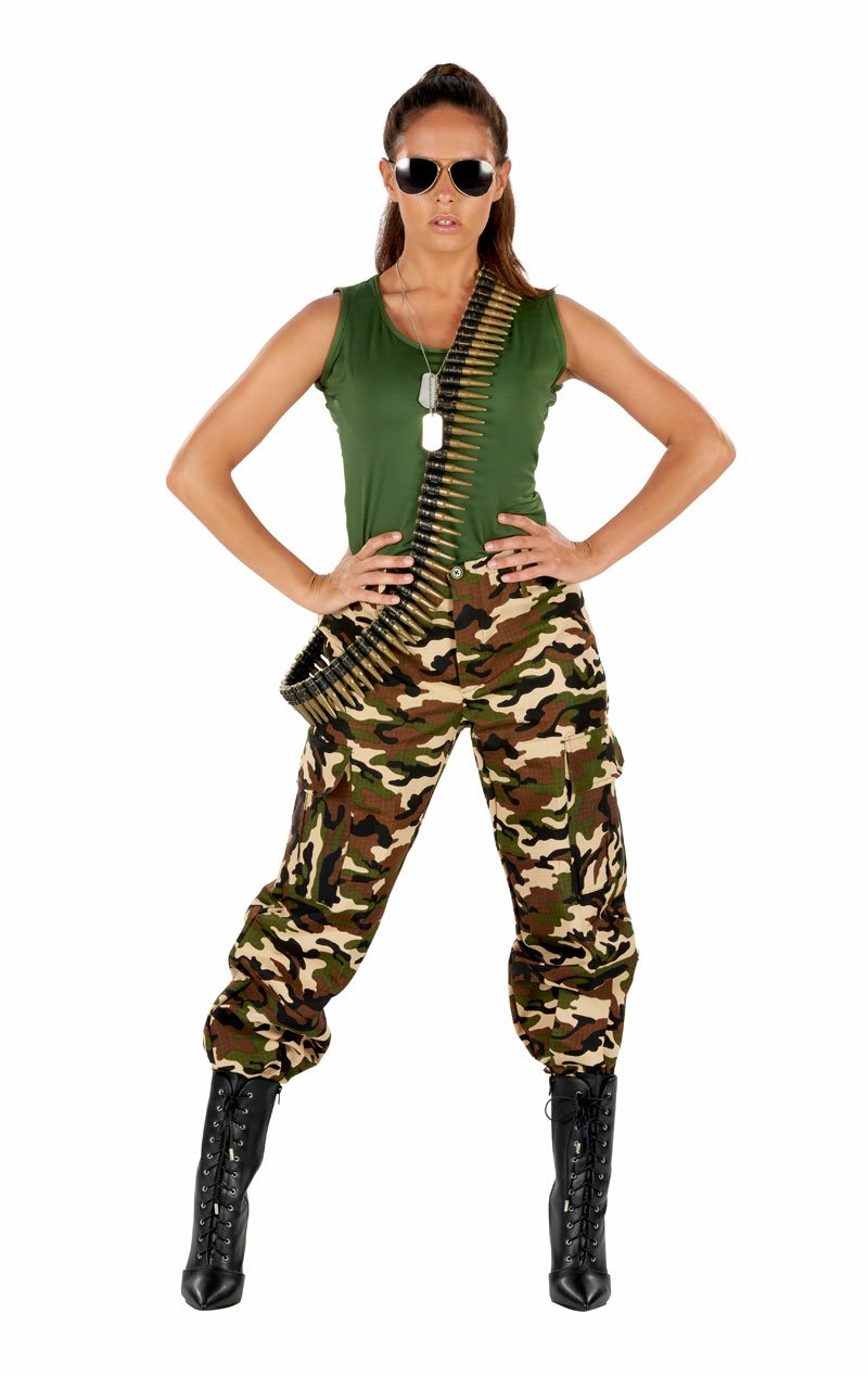 Camo Army Girl Costume - Simply Fancy Dress