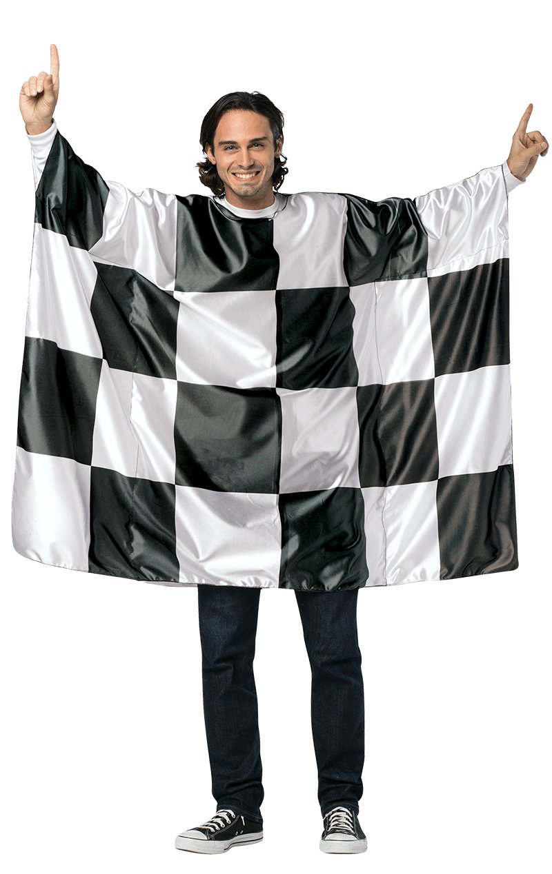 Checkered Flag Tunic Costume - Simply Fancy Dress