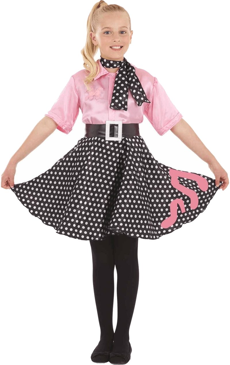 Child 50s Poodle Hop Costume - Simply Fancy Dress