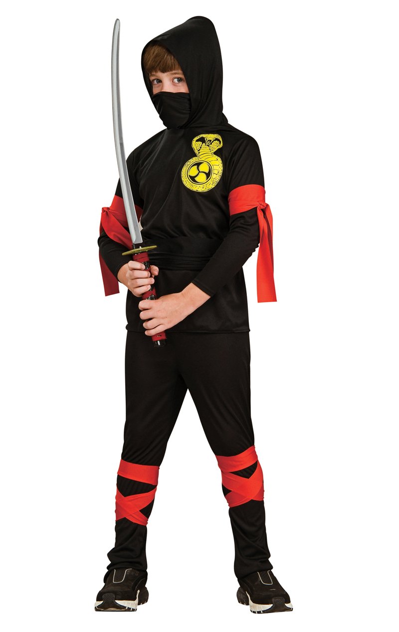 Child Boys Girls Ninja Warrior Fancy Dress Costume - Simply Fancy Dress