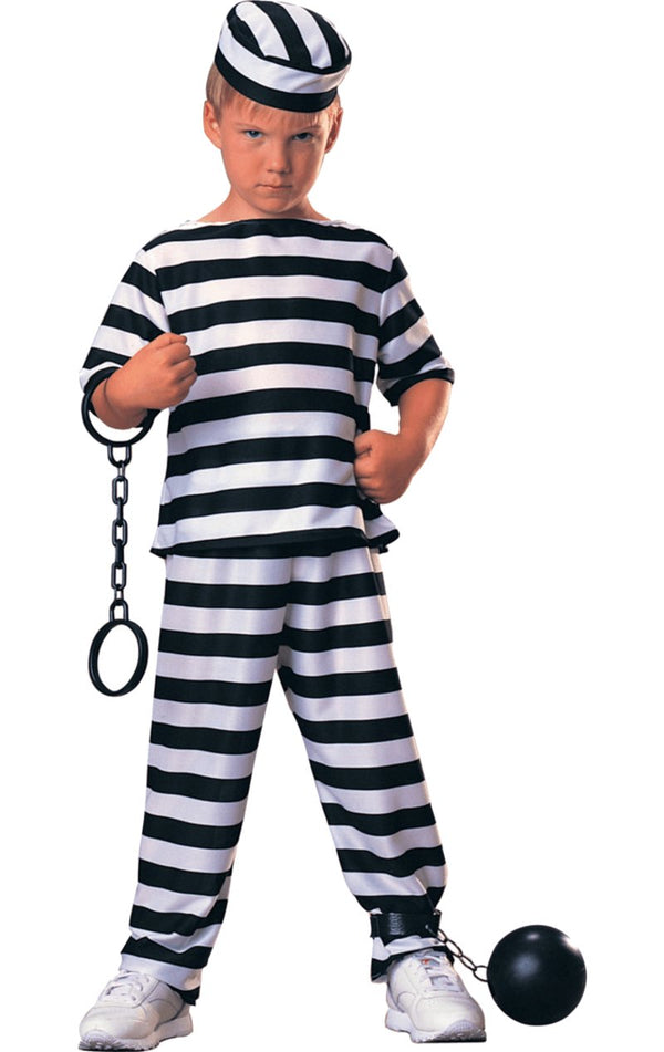 Child Convict Prisoner Kids Fancy Dress Costume - Simply Fancy Dress