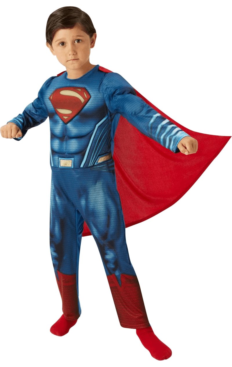 Child Dawn of Justice Deluxe Superman Age 9+ Costume - Simply Fancy Dress