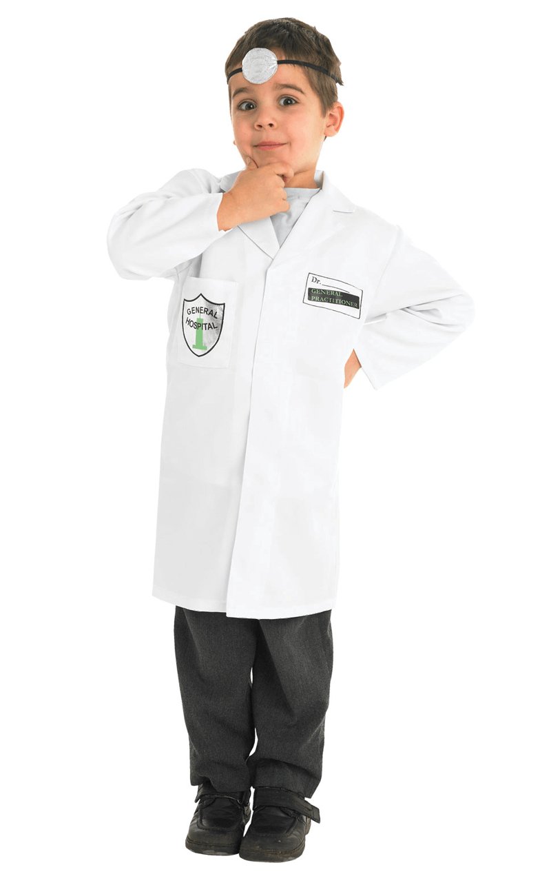 Child Doctor White Uniform Fancy Dress Costume - Simply Fancy Dress