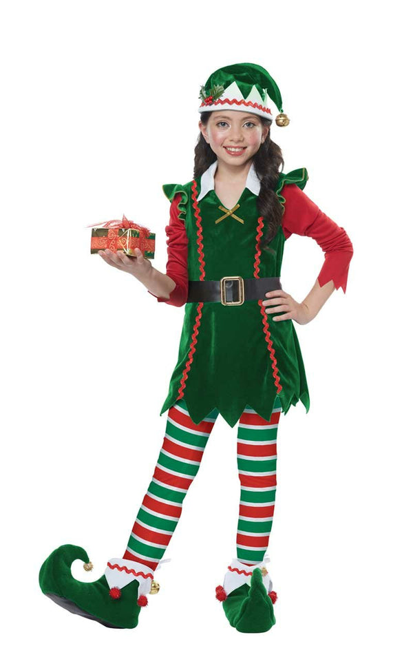Child Festive Elf Costume - Simply Fancy Dress