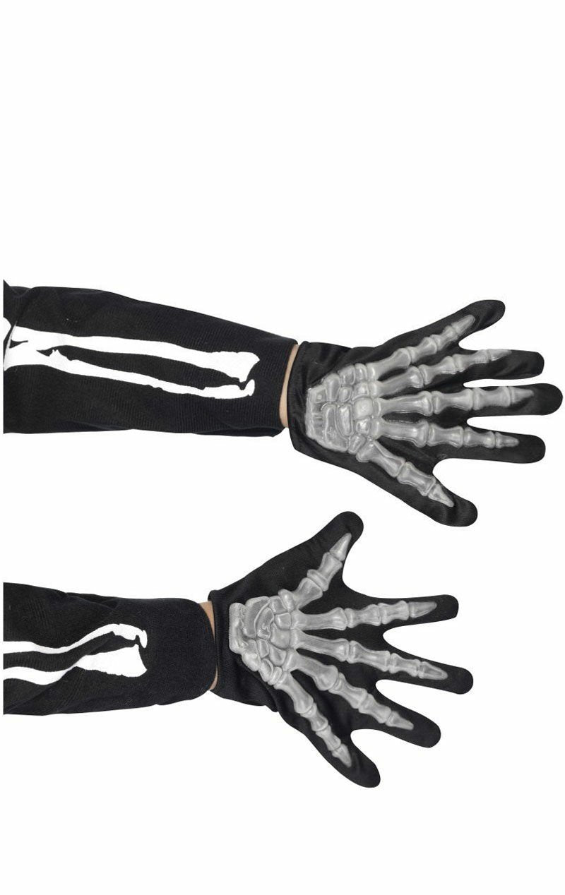 Child Glow in Dark Skeleton Gloves - Simply Fancy Dress